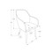 Monarch Specialties Dining Chair, Set Of 2, Side, Upholstered, Kitchen, Dining Room, Pu Leather Look, White, Chrome I 1190 - alternate 2